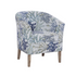 Start2Finish Simon Club Chair Oceanside in beige fabric with plush cushions and wooden legs, stylish and comfortable furniture piece.