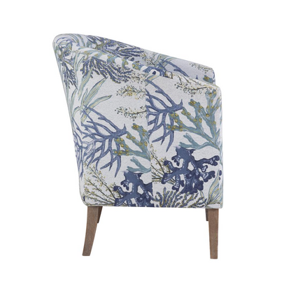 Start2Finish Simon Club Chair Oceanside, stylish upholstered furniture with plush cushions and modern design in a vibrant color.