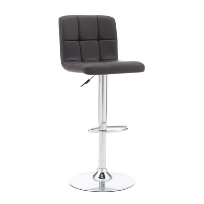 Start2Finish Clayton Barstool in chocolate with a sleek wooden frame and cushioned seat, perfect for modern kitchen or bar area.