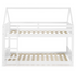 White Maison Twin Bunkbed by Start2Finish, showcasing a sturdy wooden frame with safety rails and ladder for children&