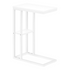 Start2Finish C-shaped accent table, end side snack table with a sleek design for living room or bedroom use.