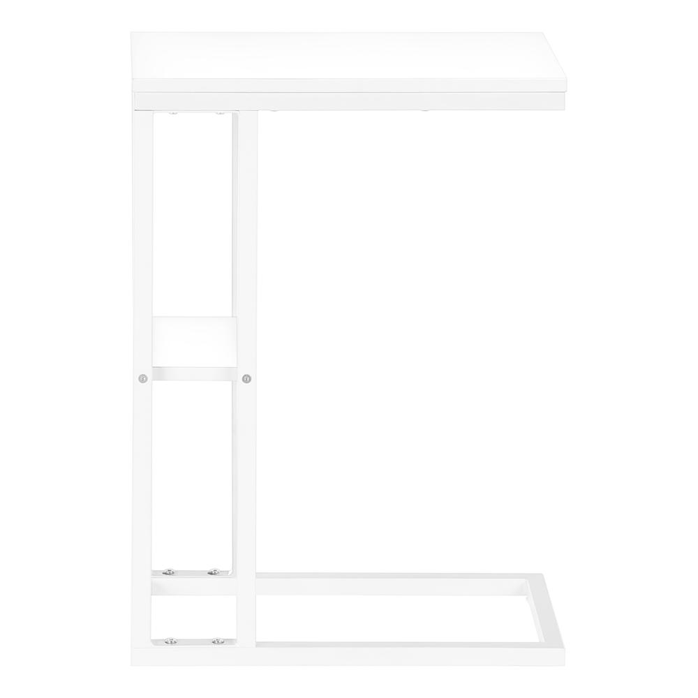 Start2Finish C-shaped accent table with round top, ideal as end or side table for living room or bedroom.