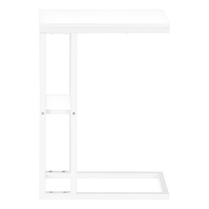 Start2Finish C-shaped accent table with round top, ideal as end or side table for living room or bedroom.