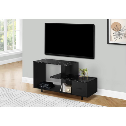 Start2Finish 48-inch TV stand with storage drawer, media console and entertainment center for modern living rooms.