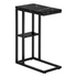 Start2Finish C-shaped accent table, end side snack table for living room or bedroom, compact furniture for versatile use.