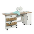 Start2Finish craft and hobby storage container in soft white with multiple compartments for organizing supplies.