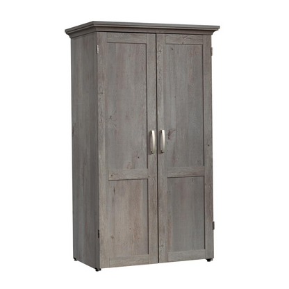 Start2Finish Mystic Oak craft and hobby storage unit with multiple compartments for organization and easy access to supplies.