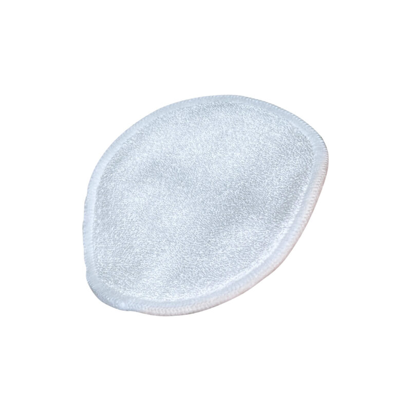 Set of 12 reusable bamboo cotton rounds for eco-friendly makeup removal, organic, washable, biodegradable beauty accessories.