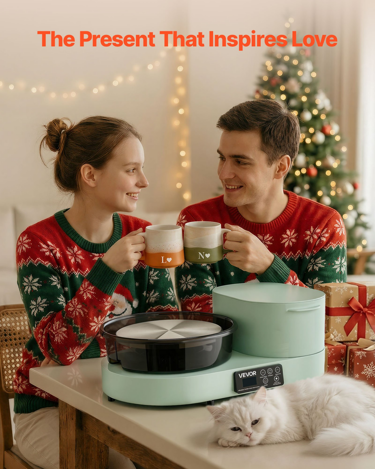 Start2Finish VEVOR pottery wheel for adults with 11-inch aluminum turntable, 450W motor, foot pedal, green tabletop clay art tool