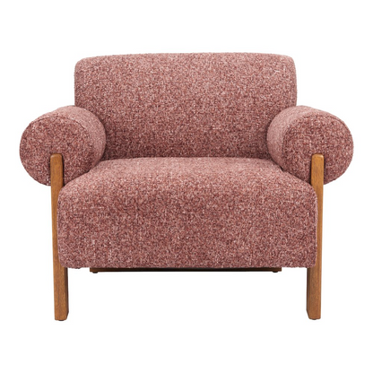 Start2Finish Verity Copper Accent Chair with plush cushioned seat and sleek modern design, perfect for stylish living spaces.