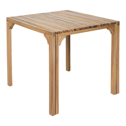 Start2Finish Riviera extendable dining table in natural wood, showcasing its sleek design and extendable feature.