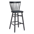 Set of two black Tyce Barstools by Start2Finish with sleek design and sturdy legs, ideal for modern kitchen or bar areas.