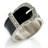 High-polished 925 sterling silver ring by Turquoise Tiger, showcasing a sleek, shiny jewelry design.
