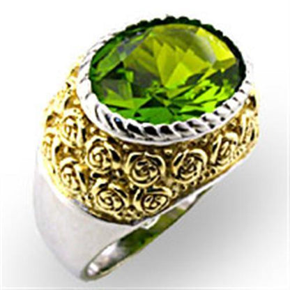 Reverse two-tone 925 sterling silver ring with synthetic accents from Turquoise Tiger, showcasing a stylish jewelry design.