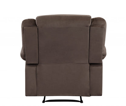 Contemporary brown fabric sofa set by Jade, 120 inches long, showcasing plush cushions and modern design in a stylish living room setting.