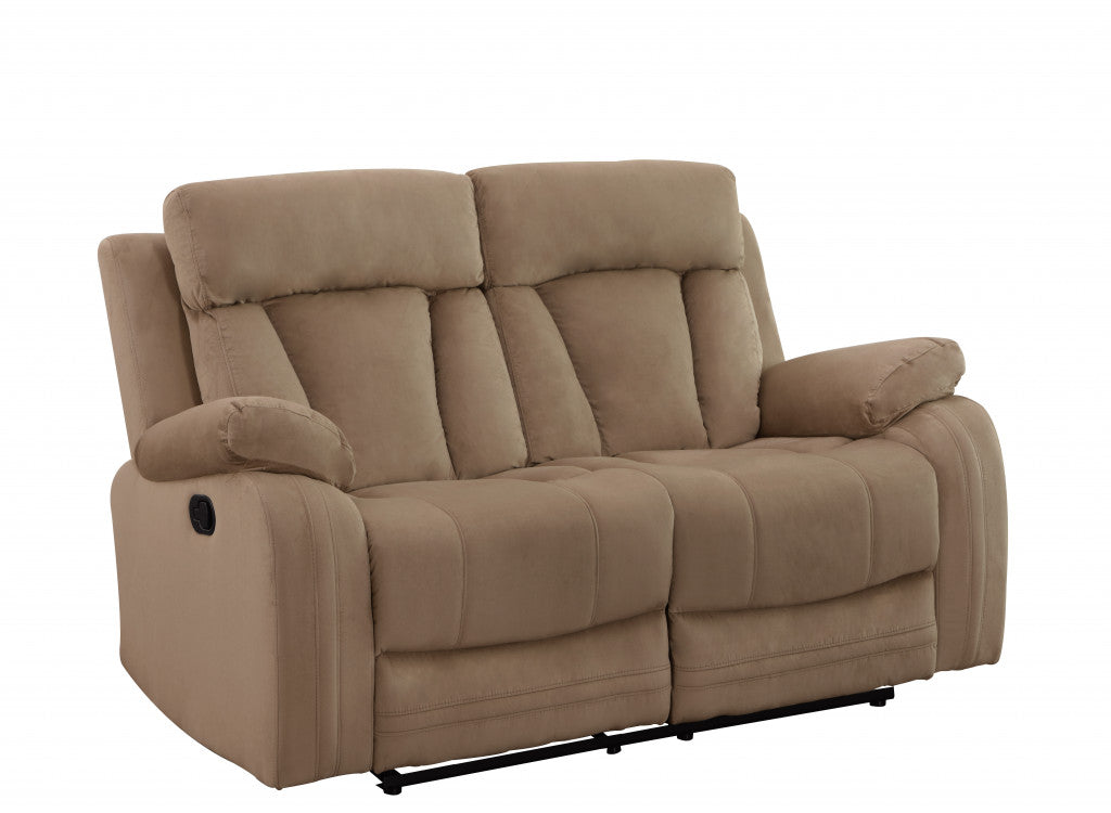 Modern beige fabric sofa by Jade, 40 inches wide, showcasing a sleek, contemporary furniture piece with plush seating and stylish design.