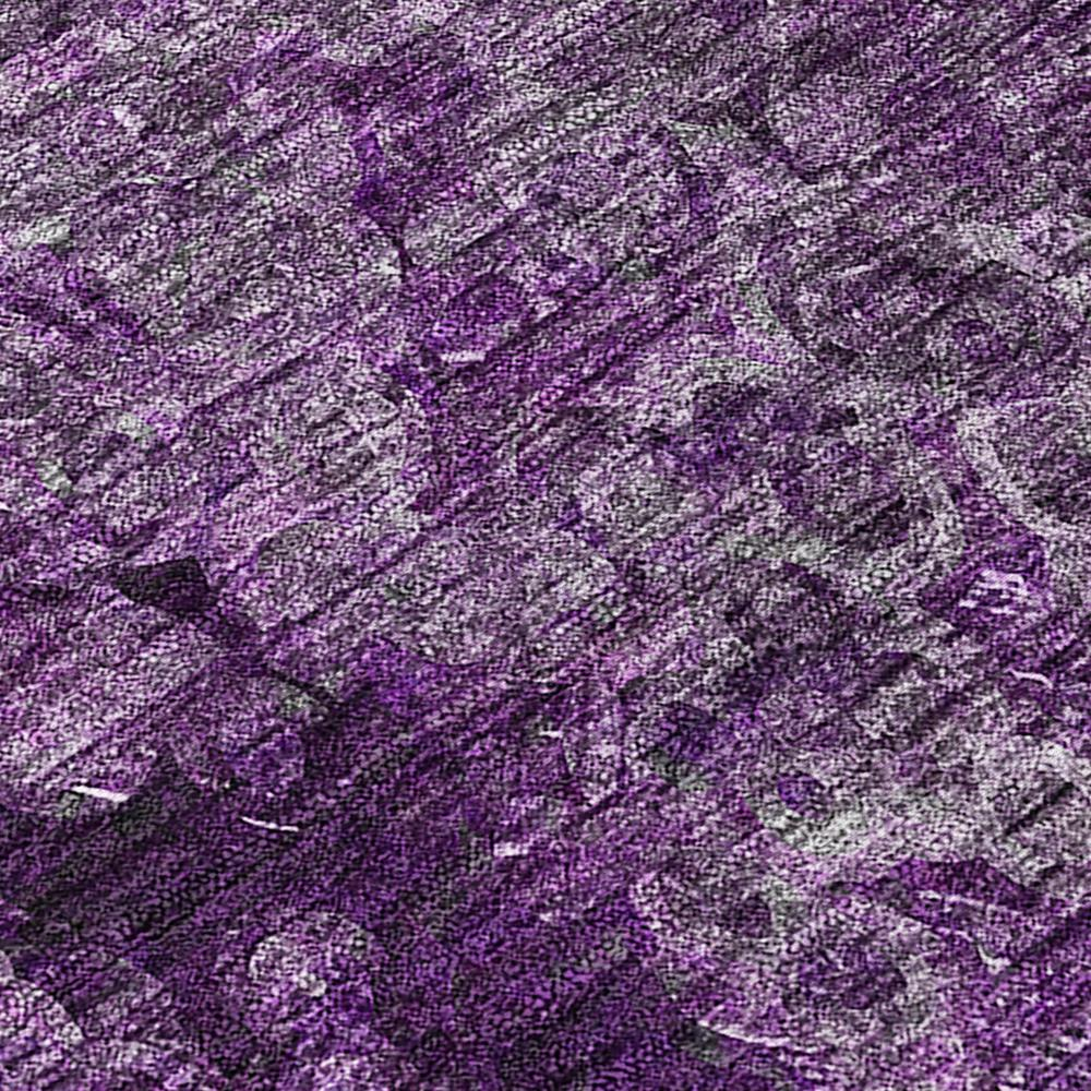 Start2Finish Chantille ACN565 purple 8x10 rug with intricate pattern and plush texture, ideal for living room or bedroom decor.