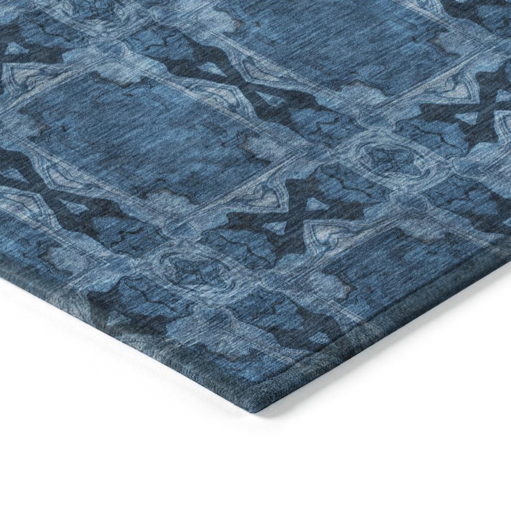 Start2Finish Chantille ACN564 blue 9x12 rug featuring intricate patterns on soft woven fabric.