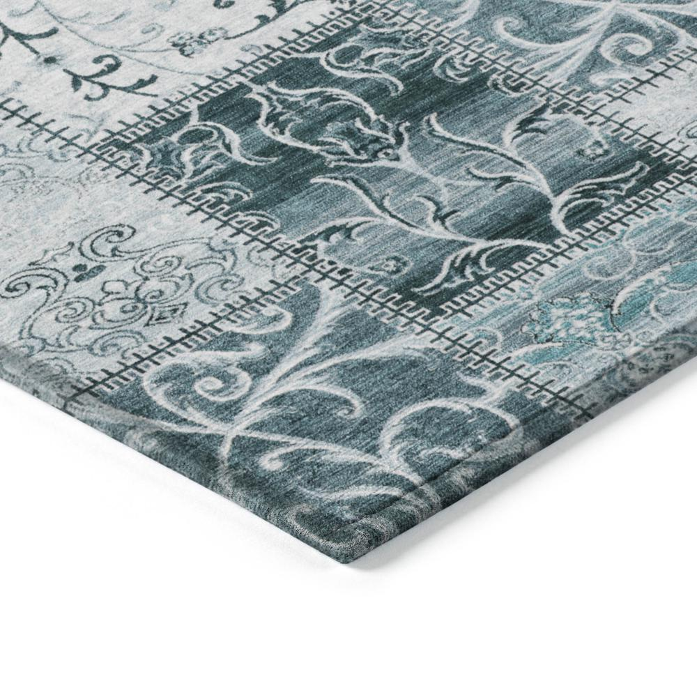 Start2Finish Chantille ACN566 teal 9x12 rug with intricate pattern, soft texture, and vibrant color for stylish home decor.