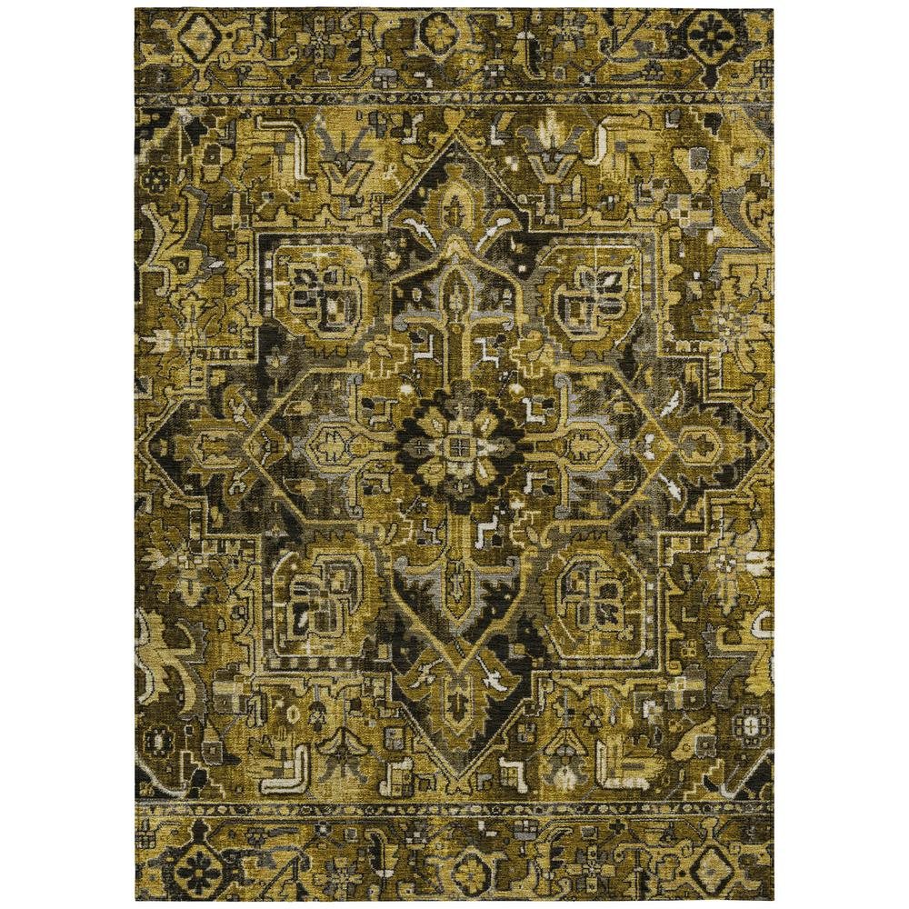Start2Finish Chantille ACN570 brown 8x10 rug with intricate pattern and plush texture, perfect for living room or bedroom decor.