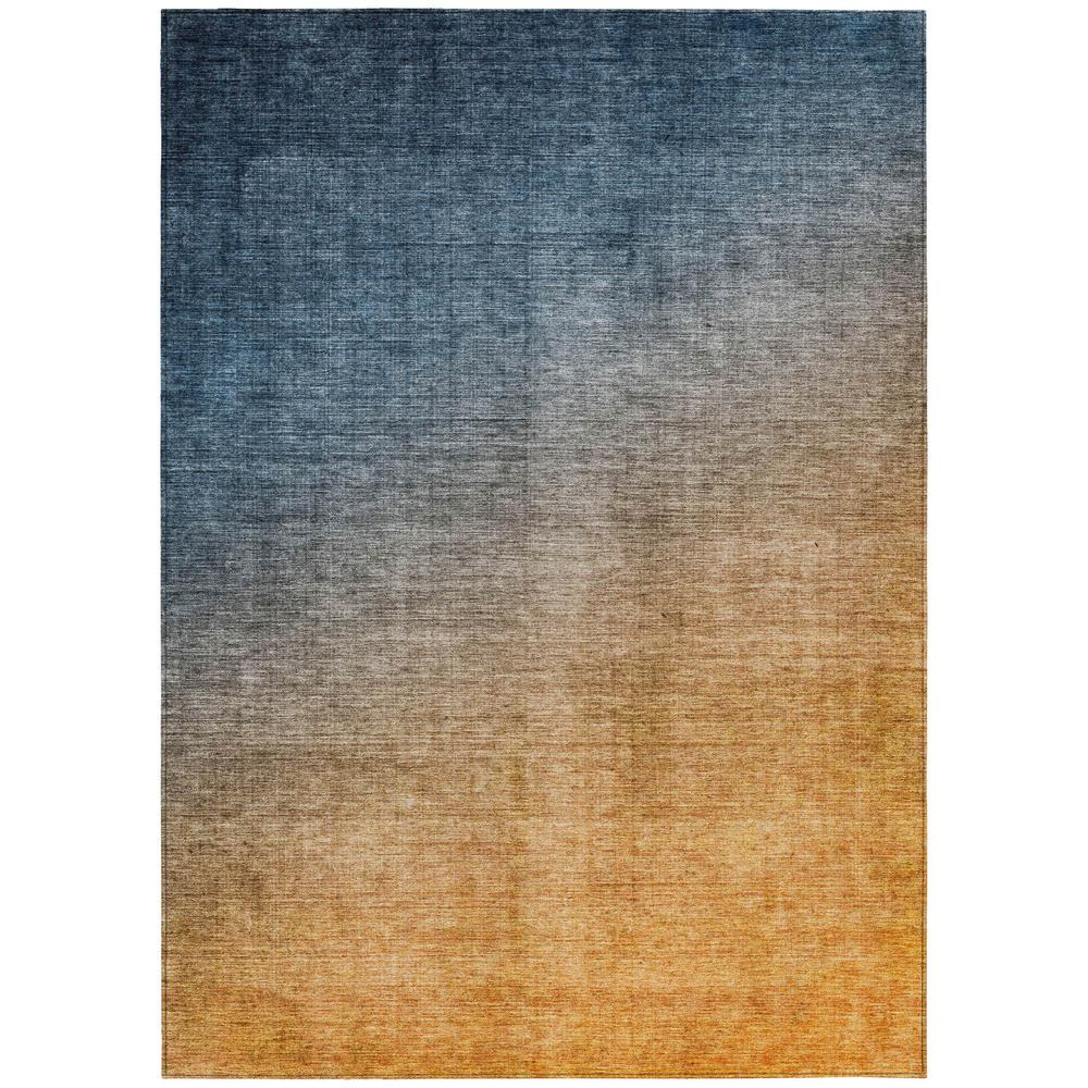 Start2Finish Chantille ACN569 blue rug, 10x14 feet, featuring intricate patterns and soft texture suitable for living rooms or bedrooms.