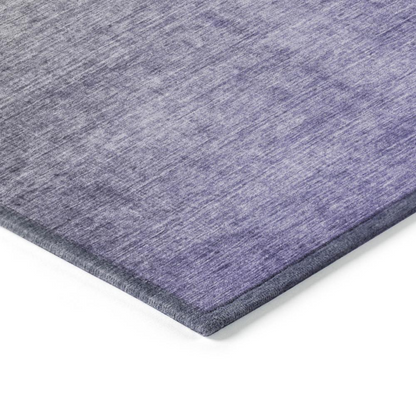Start2Finish Chantille ACN569 green 5x7.6 foot rug with intricate pattern and plush texture, ideal for living room or bedroom decor.