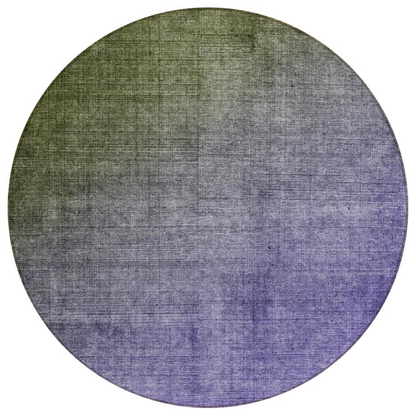 Start2Finish Chantille ACN569 green 8x8 rug featuring a textured pattern and plush surface, ideal for modern living spaces.