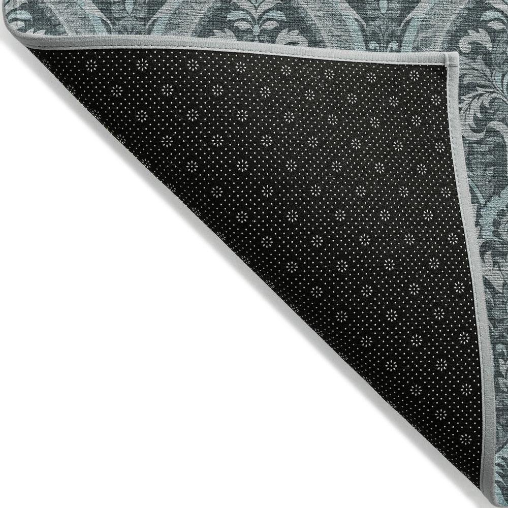 Start2Finish Chantille ACN572 teal 9x12 rug with intricate pattern, plush texture, and vibrant color for stylish interior decor.
