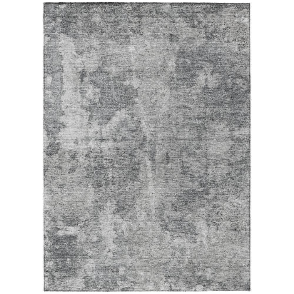 Gray Chantille ACN573 8x10 rug from Start2Finish featuring plush texture and modern design on a neutral-colored floor.
