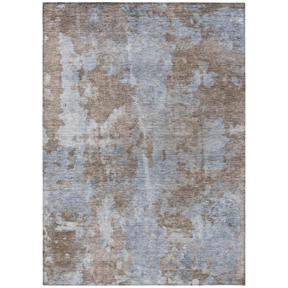 Start2Finish Chantille ACN573 brown rug, 10x14 feet, featuring soft texture and decorative pattern for living room or bedroom decor.