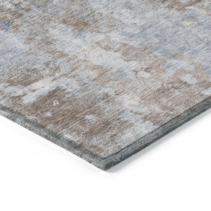 Start2Finish Chantille ACN573 brown 10x14 rug with soft woven texture, perfect for living rooms and elegant interior decor.