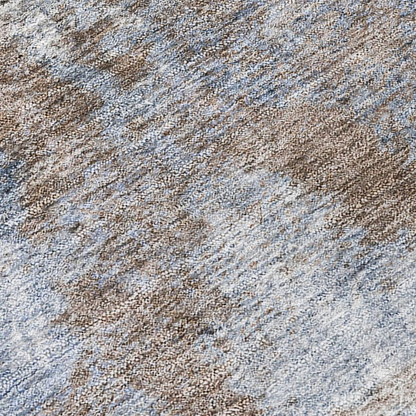 Start2Finish Chantille ACN573 brown 10x14 rug with intricate pattern, soft fibers, and a plush texture for stylish home decor.