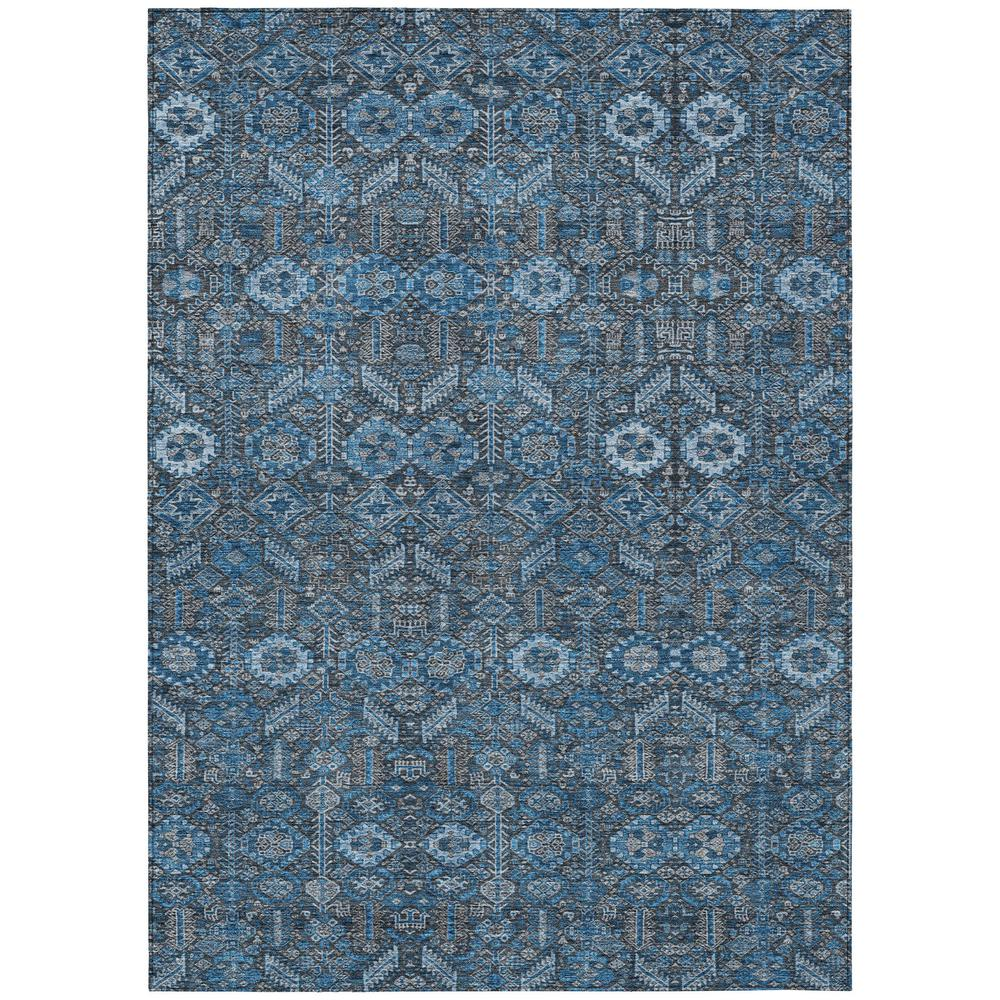 Start2Finish Chantille ACN574 blue rug, 10x14 feet, featuring a soft textured design perfect for living rooms or bedrooms.
