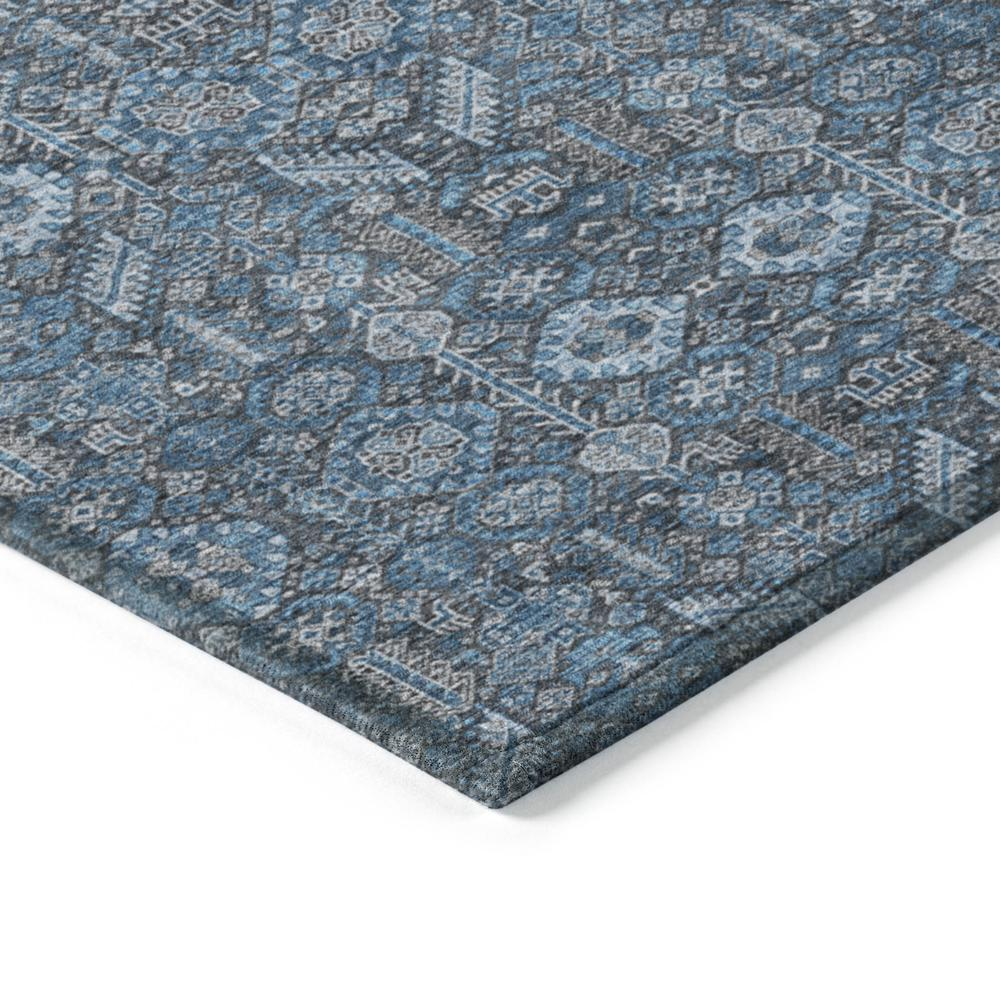 Start2Finish Chantille ACN574 blue 10x14 rug featuring a soft, woven fabric with intricate pattern and plush texture.