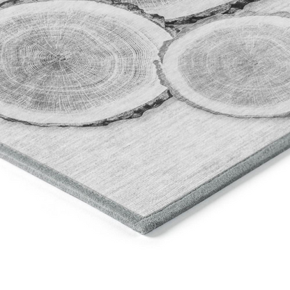 Gray Chantille ACN575 9x12 rug by Start2Finish featuring soft, textured fabric and a stylish, modern design for living rooms.