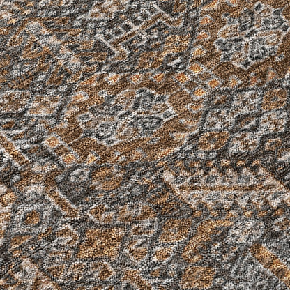 Start2Finish Chantille ACN574 brown 9x12 rug with intricate woven pattern, ideal for adding warmth and style to living spaces.