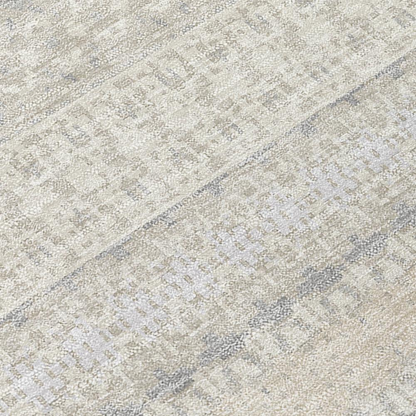 Start2Finish Chantille ACN576 ivory rug, 8x10 feet, soft textured area rug with intricate pattern and durable construction.