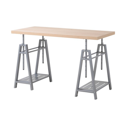 Kyndall Laine Select Model KYLN22 adjustable height desk with metal base and modern design, suitable for ergonomic office setups.