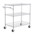 Start2Finish VEVOR kitchen utility cart with 3 wire tiers, steel frame, curved handle, hooks, and 661LBS capacity for indoor outdoor use.
