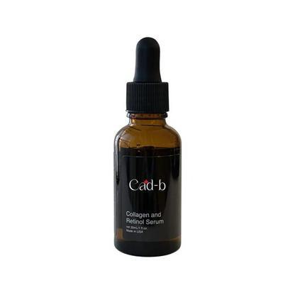 Start2Finish collagen and retinol face serum bottle, anti-aging, cruelty-free, paraben-free, hydrating skincare product.