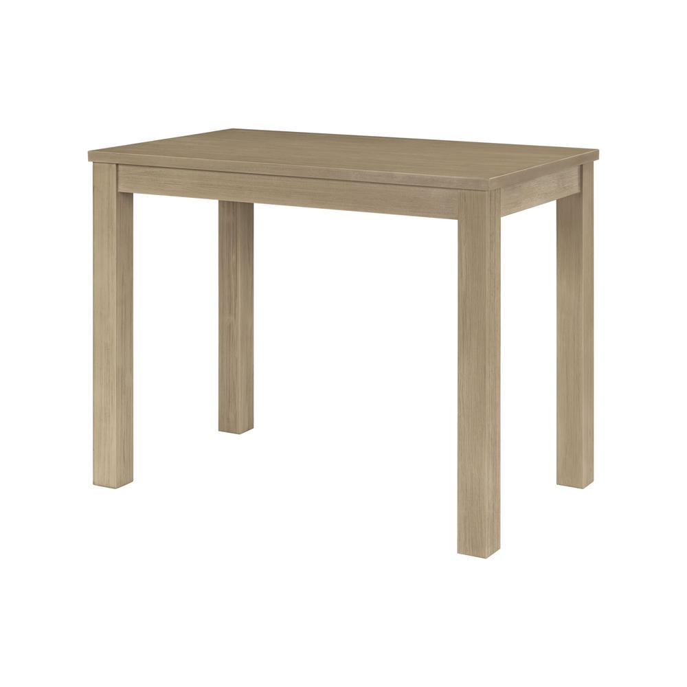 Start2Finish Tiburon 36-inch high dining table with sturdy wood surface and modern design, shown in a sleek, natural finish.
