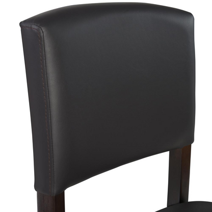 Start2Finish Monaco Bar Stool in espresso finish, featuring a modern design with a cushioned seat and sturdy metal frame.
