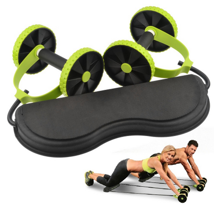 Maroon Asteria Crossflex Wheel Roller for men and women, a fitness equipment accessory for balance and core workouts.