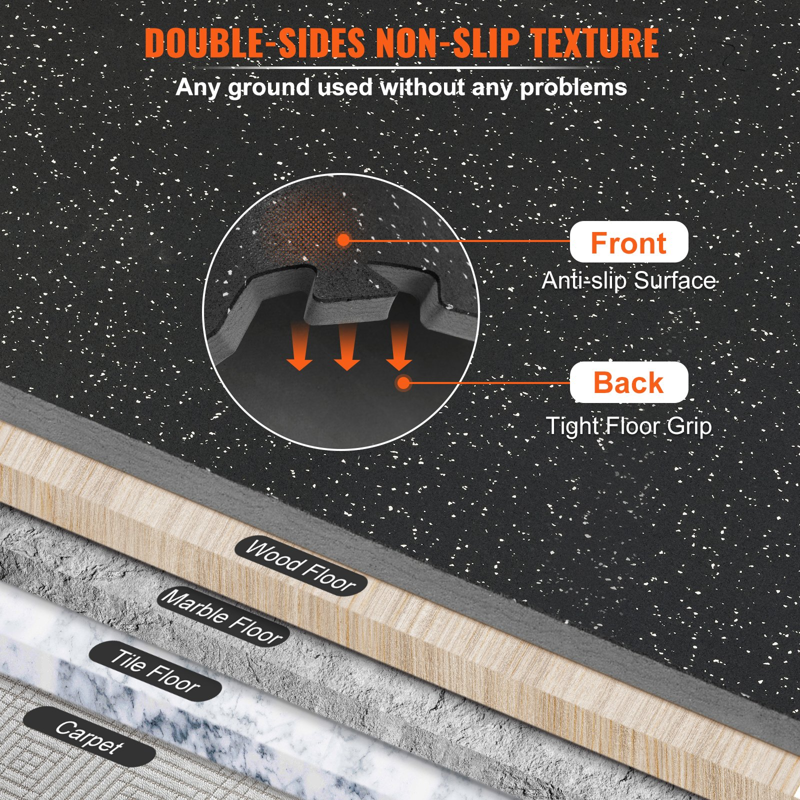 Start2Finish EVA interlocking foam floor mats, 24x24 inches, thickened puzzle rubber tiles for workout, gym, and home fitness flooring