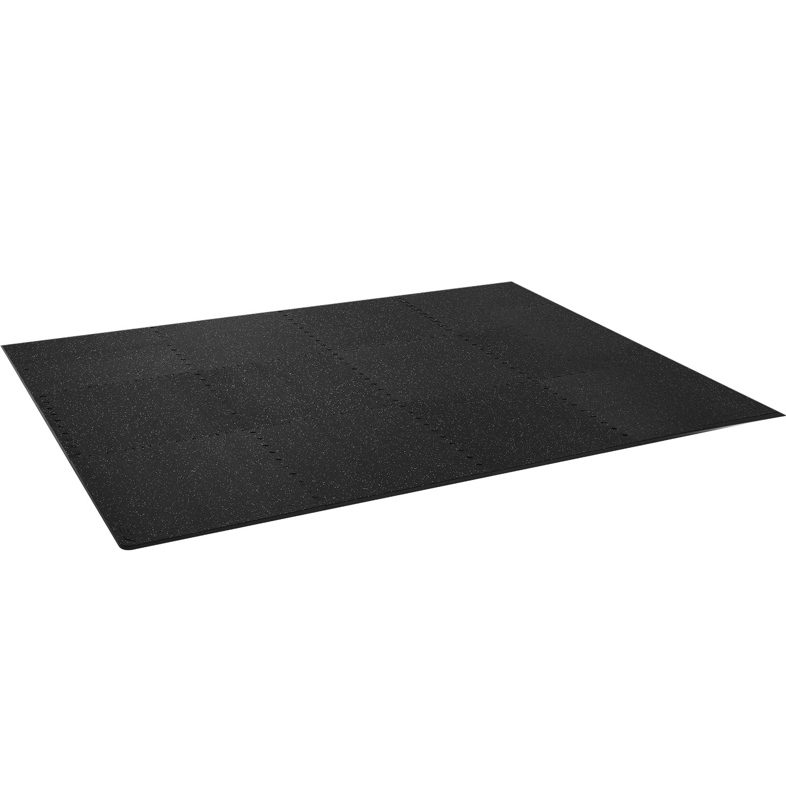 Start2Finish VEVOR EVA foam interlocking floor mats, 12 puzzle rubber tiles, 24x24 inches, for workout, gym, and home fitness flooring