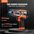 Start2Finish VEVOR 1/2-inch air impact wrench with high torque and impact socket set, lightweight pneumatic tool for automotive repairs.
