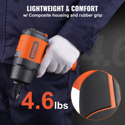Start2Finish VEVOR 1/2-inch air impact wrench with high torque, lightweight design, and 11-piece impact socket set with case.