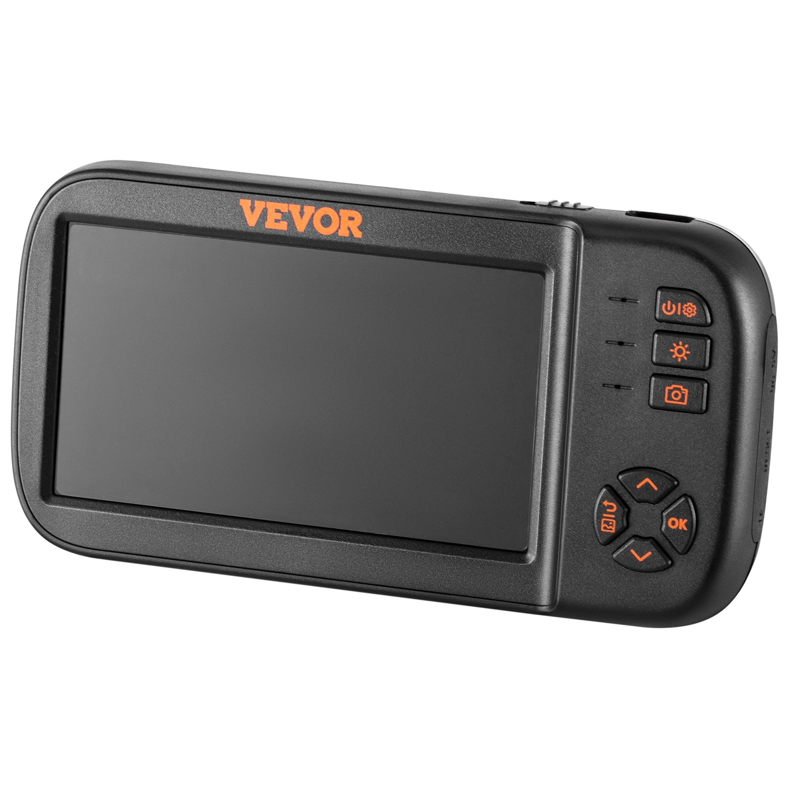 Start2Finish VEVOR Borescope Camera with triple lens, 4.5" screen, 1080P, LED lights, waterproof, 16.5ft cable for inspections.