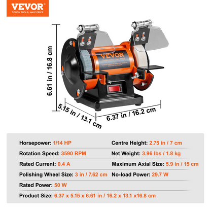 Start2Finish VEVOR Jewelry Polisher with wool, fiber, and grinding wheels, bench grinder and 100 tools for polishing and buffing jewelry