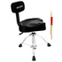Start2Finish 5 Core Drum Throne with 4-inch padded seat, backrest, and airlift adjustable height for ergonomic drumming comfort.